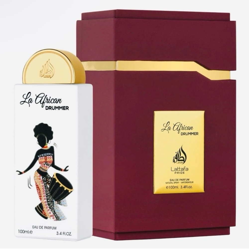 Pride La African Drummer EDP Eau de Parfum 3.3 / 3.4 oz Lattafa NIB New in Box